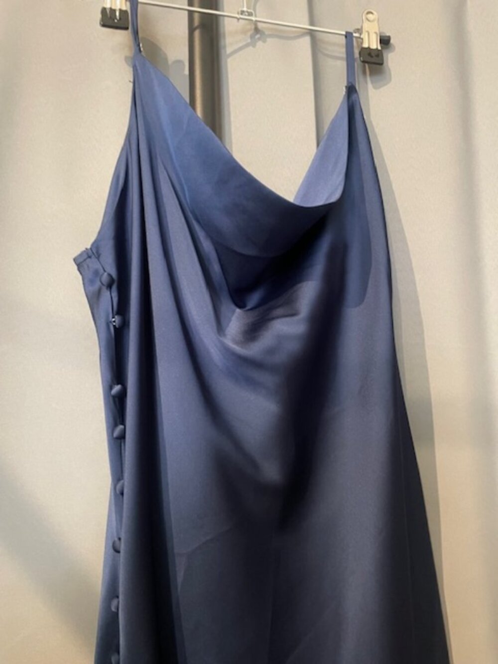 Blue Dress Satin